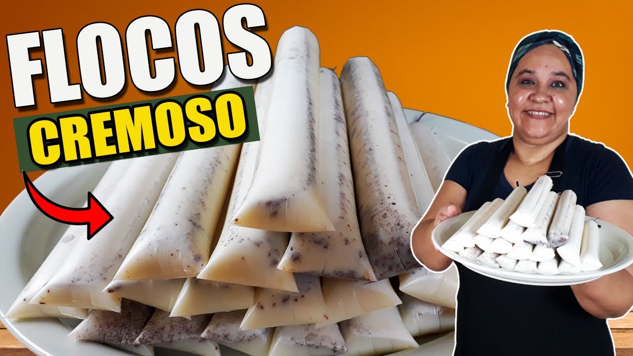 Geladinho de FLOCOS CREMOSO Faça e Venda Muito !