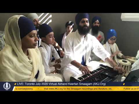 033 Toronto July 2020 Thursday Evening  - Bhai Nirmaljot Singh Jee CA