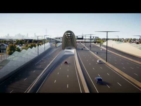 West Gate Tunnel Project - Design fly through (60 seconds)