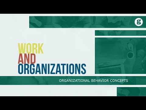 Work and Organizations