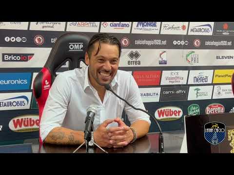 Daniele Di Donato in sala stampa allo Zaccheria