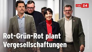 Darauf haben sich Linke, Grüne und SPD geeinigt