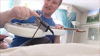 Video thumbnail for Vox Amplug2 Clean headphone amp (audio from headphones!) + Squier Classic Vibe '60s Jazzmaster by Aaron Heisler