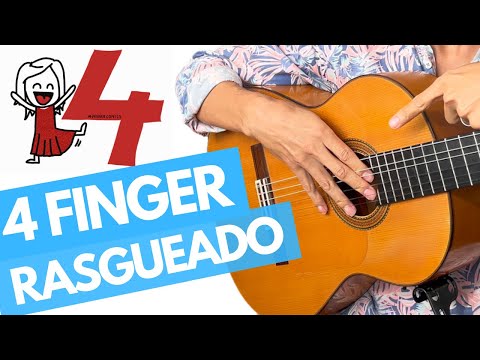 How to Play the 4-Finger Flamenco Guitar Rasgueado: c-a-m-i