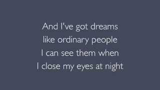 Ordinary people Bon Jovi lyrics