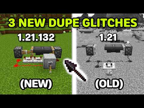 3 BEST WORKING DUPE GLITCHES 1.21.132 In Minecraft Bedrock!