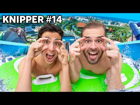 Wie Het Minst KNIPPERT In Het Waterpark Wint! *Help*