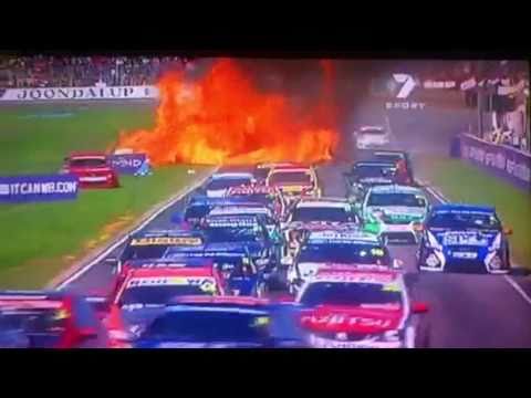 Karl Reindler Massive Fireball V8 Crash