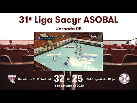 31ª Liga Sacyr ASOBAL J05: Recoletas At. Valladolid - BM. Logroño La Rioja 32-25