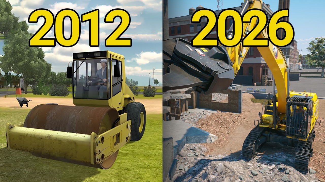 Evolution of Construction Simulator Games (2012-2026)