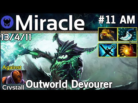 Miracle [Liquid] plays Outworld Devourer!!! Dota 2 7.21