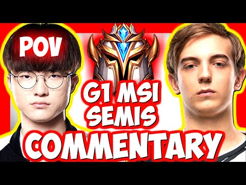 Faker vs Caps |  Lissandra vs Morgana | MSI 2019 SEMIFINAL POV + COMMENTARY