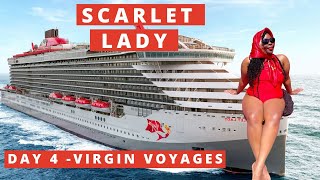 DAY 4: Virgin Voyages Scarlet Lady Cruise | Redemption Spa, Dinner At Extra Virgin & Scarlet Night |