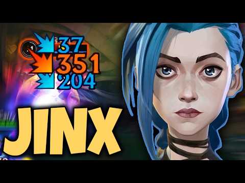 Wild Rift Jinx Dragon Lane Gameplay in Season 20 (Build & Runes)