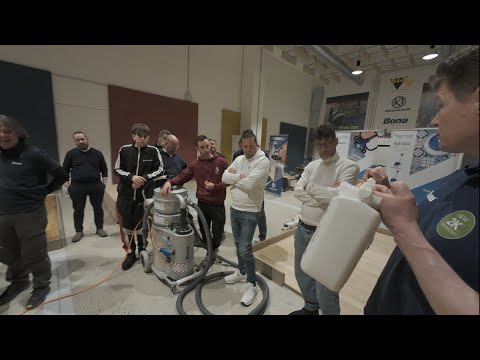 Our first day of Bona Certified Craftsmen Program (extended course) in Italy.