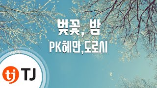 [TJ노래방] 벚꽃, 밤 - PK헤만,도로시 (Blossom, Night - PK Heman, Dorothy) / TJ Karaoke