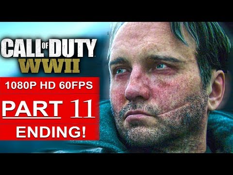 CALL OF DUTY WW2 ENDING Gameplay Walkthrough Part 11 Campaign [1080p HD 60FPS PS4 PRO] No Commentary
