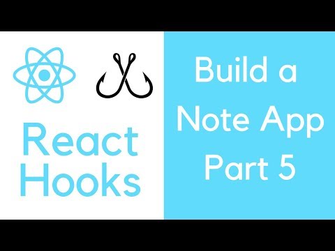 React Hooks tutorial Part 5 Build a Note app with useReducer and useContext