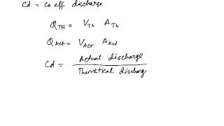 Reletion between Cv,Cc,Cd II Fluid Mechanics II Soumyadeep Halder