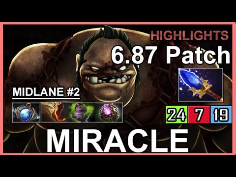 Miracle Pudge 6.87 Aghanim's Scepter | Game Highlights