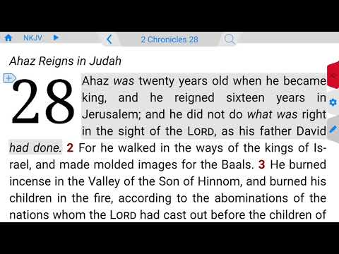 2 Chronicles 28 (Bible NKJV Translation, with Audio)