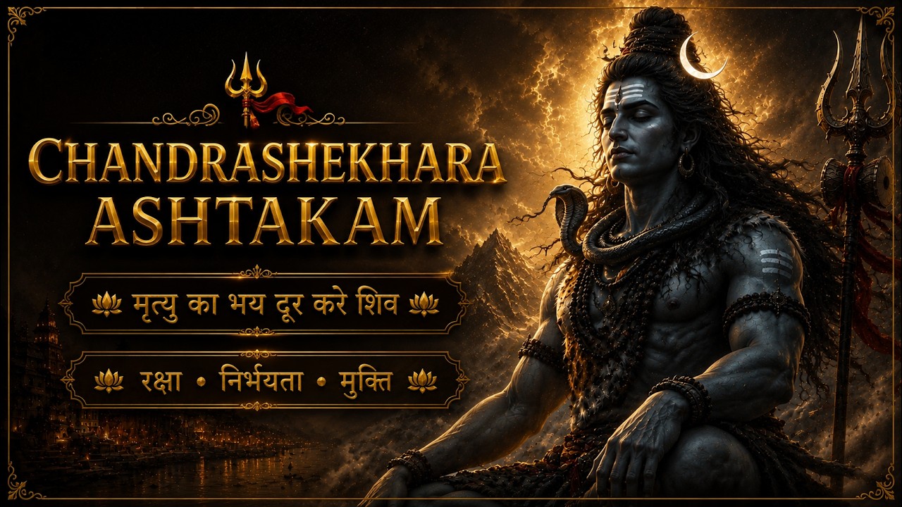 Fear No Death & Seek Divine Protection | Chandrashekhara Ashtakam | Lord Shiva