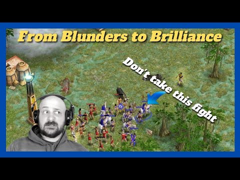 When Bad Decisions Create Amazing Games | 1v1 Zeus vs Isis #aom #ageofempires