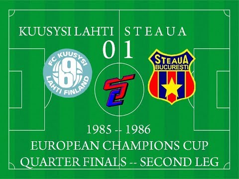 Kuusysi Lahti 0-1 Steaua (1985-1986 ECC)