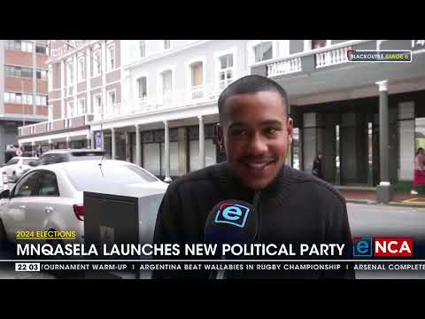 Mnqasela launches new political party