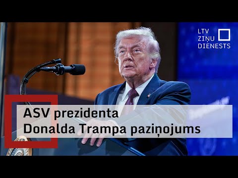 ASV prezidenta Donalda Trampa paziņojums 29. janvārī
