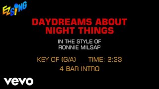 Ronnie Milsap - Daydreams About Night Things (Karaoke EZ Sing)