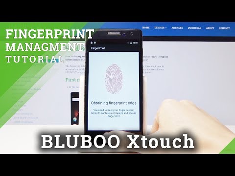 BLUBOO Xtouch Add Fingerprint / Screen Lock