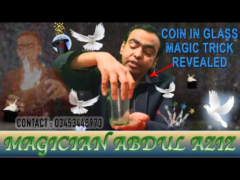How to Push the Coin Through The Glass - Magic Trick Revealed - NEW MAGIC TRICK EXPOSED