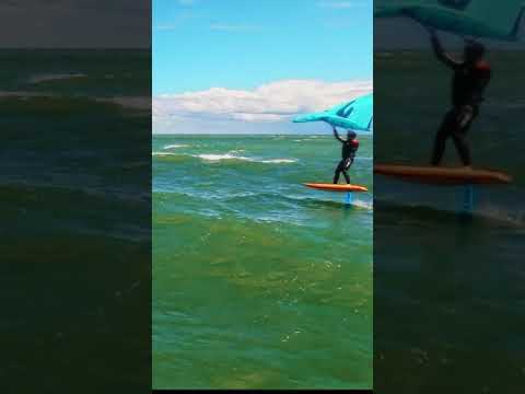 Gav crusing on the F One Strike 5m