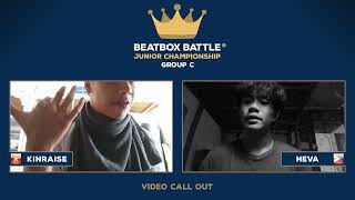  - KinRaise (Vietnam) vs Heva (Philippines) - Group C - Beatbox Battle Junior Championship #BBBJC