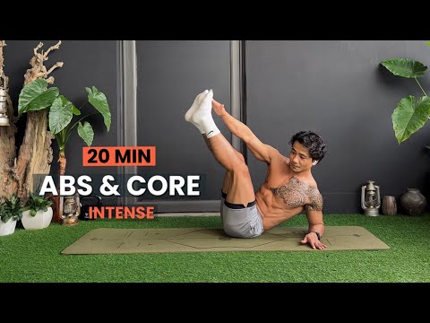 20 Min Intense ABS & CORE Workout | Effective Ab Workout at Home - No Equipment