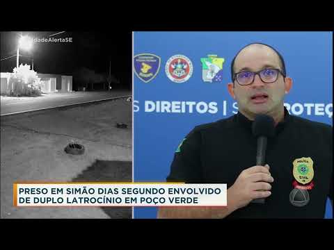 Homem suspeito de duplo latrocínio é preso em Simão Dias - Cidade Alerta