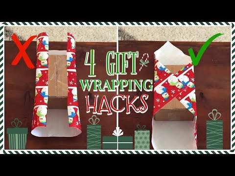 4 GIFT WRAPPING HACKS YOU NEED TO KNOW | Hannah's Happy Home Video