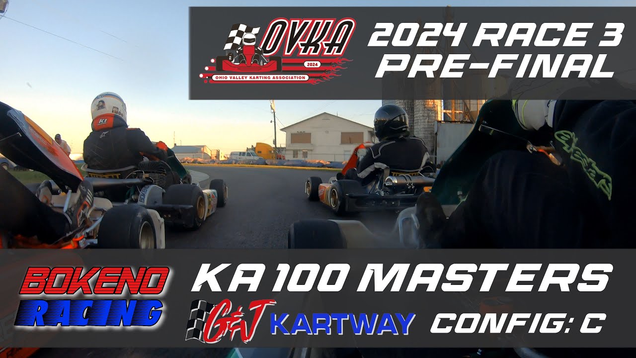 OVKA 2024 | Race 3 | PreFinal | G&J Kartway (C) | KA100 Masters | Bokeno Racing | Ethan Onboard