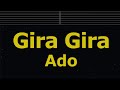 Karaoke Gira Gira Ado No Guide Melody Instrumental