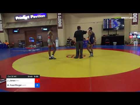2018 Marine Corps US Open/UWW Junior Freestyle 70 Con 32 #2 - Joshua Jones (BWC) Vs. Morgan Fuenff