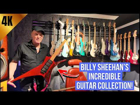 ‼️Billy Sheehan gives us a tour of his home studio!🤯🎸 | Kramer | Ibanez | Vai | 4k!