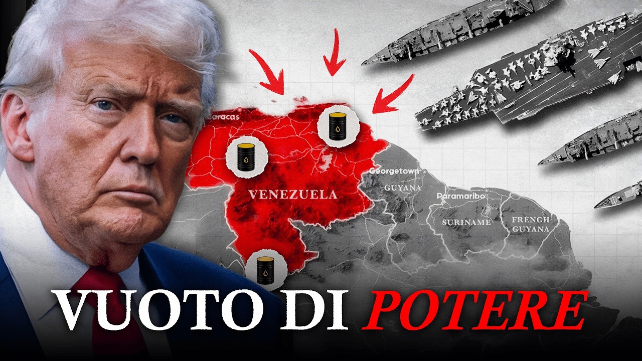 La BUGIA di TRUMP sul VENEZUELA: ecco perché vuole la GUERRA (il narc0traffico non c'entra)
