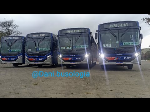 novos caio apache vip V da viação Jacareí Mercedes Benz OF 1726L #bus #mercedesbenz #caioinduscar
