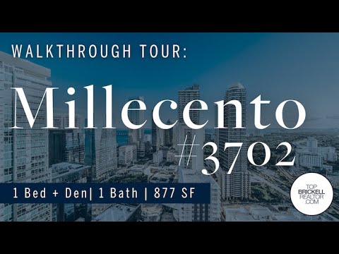 Walkthrough Tour: Millecento #3702 | Brickell, Miami Real Estate