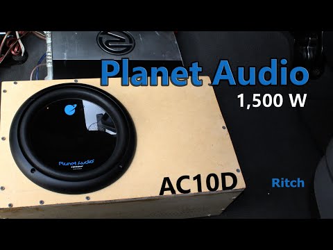 PLANET AUDIO SUBWOOFER 10´ 1500 W. / Ritch