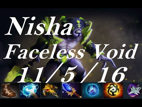 Nisha Faceless Void vs Outworld Destroyer, Juggernaut - my bad ◕◞౪◟◕ - dota2