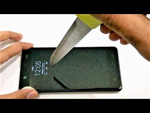 Nokia 8 - Knife and Key SCRATCH TEST