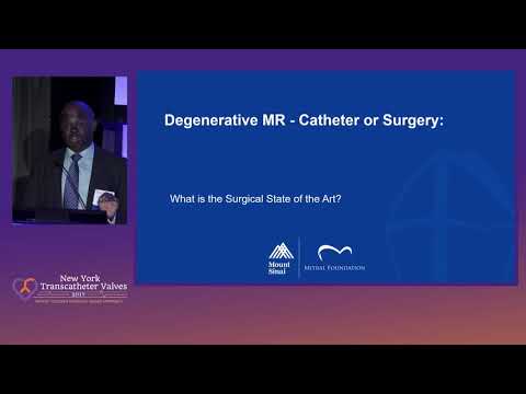 TMVR Technologies vs Surgical Therapies for Mitral Regurgitation