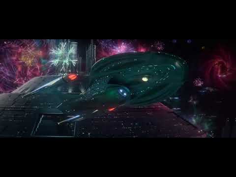 Enterprise F Leaves Space Dock - Star Trek Picard Season 3 Episode 9